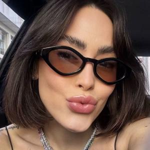 Hole Sunglasses, Small Frame, Women's High-End Sunglasses