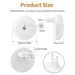 Foreign Trade Amazon Cross-Border European Standard Pin Light Control Sensor Night Light Smart Home Electronic Products Factory Direct Sales