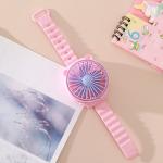 Fan Handheld Cute Watch USB Charging Student Desktop Gift Portable Kidsren's