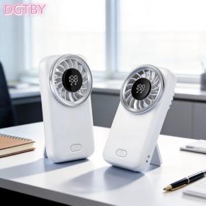 Handheld Mini Fan with Strong Wind Power, Long Battery Life, 5 Wind Speeds, USB Charging