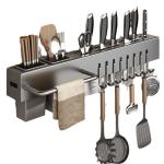 Thickened Knife Holder Punch-free Kitchen Storage Rack Kitchen Supplies Multi-functional