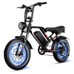 Two-Wheel Bicycle 1000W Retro Motorcycle