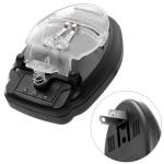 Ccd Camera Mobile Phone Battery Charger Black Three-Light