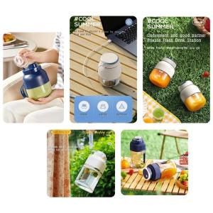 Portable 500ml 800ml Crushed Ice Electric USB Mini Wireless Juice Sport Stir Juicer