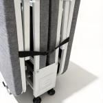 Folding Bed for Office Nap with Wheels, Single-Person Apartment Bed, Portable Hospital Companion Bed