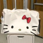 Travel Bag Hellokitty Cartoon Cute Large Bag Shoulder Bow Hello Kitty Satchel Crossbody Fitness Bag