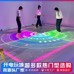 Indoor Trendy Sports Interactive Floor Grid Challenge Game Set with Foot-Stepping Game Console Project