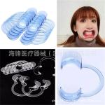 Dental opener tooth whitening transparent support flare for dental clinic disposable c-type opener