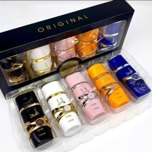 Lattafayaraasad Women's Perfume 5-Piece Gift Set Middle Eastern Dubai Style High Fragrance Content 12-18%
