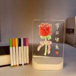 Pen of Light Steam Educational Toys Transparent Glowing Message Board Led Drawing Board Customizable Logo Commercial Creative Gift