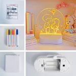 Pen of Light Steam Educational Toys Transparent Glowing Message Board Led Drawing Board Customizable Logo Commercial Creative Gift