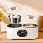 Factory direct supply of double-pot rice cooker, multi-functional smart timer cooker, integrated steamer/cooker, double-pot rice cooker, gift set.