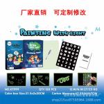 Draw With Light Fun: Kids' Glow-in-the-Dark Magic Doodle Drawing Board, Baby's Night-Glowing Fluorescent Writing Board