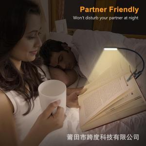 Cross-border best-selling 9 LED Rechargeable Book Light Clip-on Reading Lamp Gri