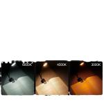 Cross-border best-selling 9 LED Rechargeable Book Light Clip-on Reading Lamp Gri