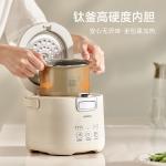 Zemkon Mini Rice Cooker for Home Use (Serves 1-2 People), All-in-One Titanium Inner Pot, Small Rice Cooker for 2 People