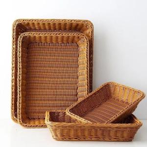 Imitation rattan fruit display basket, handmade woven basket, bread basket, snack storage basket, supermarket fruit basket, rattan basket