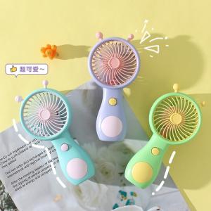 New snail-shaped handheld mini fan, USB rechargeable, for export, suitable for students and children, a small promotional gift for wholesale.