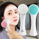 3D silicone facial cleansing brushes, manual facial cleansing brushes, facial cleansing devices, soft bristle cleaning brushes, double-sided massage brushes