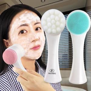 3D silicone facial cleansing brushes, manual facial cleansing brushes, facial cleansing devices, soft bristle cleaning brushes, double-sided massage brushes