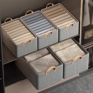 Clothes storage box, household clothes organizer, dormitory