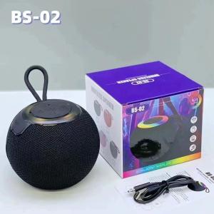 BS-02 Wireless Bluetooth Speaker Outdoor Portable Mini Speaker with Card Insertion and Subwoofer Bluetooth