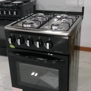 Four-gas burner stove with gas oven, manual ignition, export