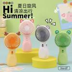 cartoon USB rechargeable mini outdoor portable handheld desktop electric fan gift