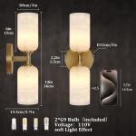 sourcing Nordic style postmodern wall lamp, natural marble