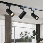 Track lighting for clothing stores, commercial energy-saving spotlights, surface-mounted live streaming lights, COB high color rendering index.