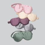 High-grade double-sided mulberry silk 19 momme travel sleep silk eye mask, light-blocking solid color eye mask for sleeping.