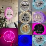 Foreign trade, cross-border, acrylic neon lights, nail salon, hair salon neon lights, backlit advertising signs, logos, and light boards.