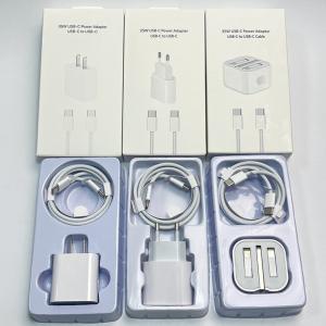 Compatible with Apple iPhone 16 PD 35W UK standard fast charging kit, USB-C braided cable, and Apple iPhone 17 charger (US standard).