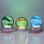Creative luminous sand painting ornament for living room, office, TV cabinet, light luxury decoration, birthday gift
