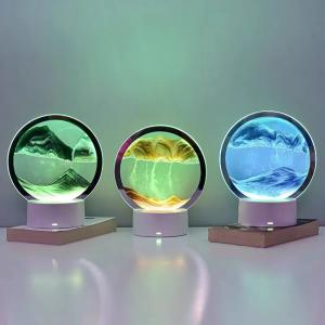 Creative luminous sand painting ornament for living room, office, TV cabinet, light luxury decoration, birthday gift