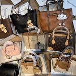 mixed batches of women's bags, original packaging, assorted styles, women's shoulder bags, crossbody bags, handbags, fashionable and versatile trendy bags.