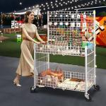 night market folding display racks, street