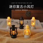 Mini retro simulated night light LED electronic candle lamp portable lamp decorative atmosphere pendant desktop ornament