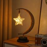 LED decorative light, star and moon light, apple Christmas light, birthday gift handmade