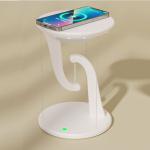 Creative Bedroom Floating Anti-Gravity LED Table Lamp with Fast Wireless Charging for Mobile Phones Ambient Light Night Light Ornament