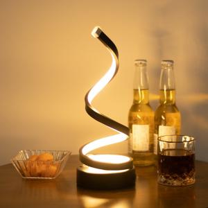 E-commerce Exclusive Modern Spiral Desk Lamp, Simple Adjustable LED Desk Lamp