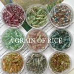 【Dreamland】Picasso Translucent Long Glass Beads, Loose Beads, DIY Jewelry Accessories and Materials