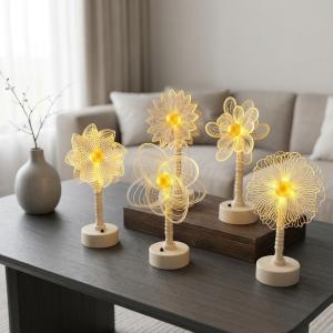 LED minimalist acrylic creative gift ambient lamp table lamp for girls' bedrooms, bedside decoration, night light