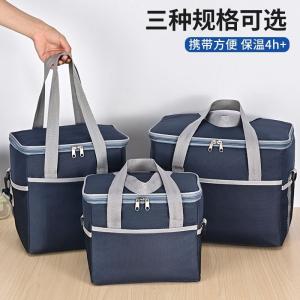 Insulated bag, thickened aluminum foil, large size, portable, suitable for students, office workers, heat insulation, refrigeration, and freshness preservation.