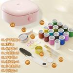 Magnetic sewing kit, portable household sewing toolbox