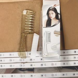Yuanmeng Home Use New Macaron Color Hollowed-Out Massage Hair Comb - No Tangles, High Crown Volumizing Hair Styling