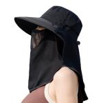 # Face mask, shawl, fisherman's hat, cooling, full blackout shawl, foldable hat, outdoor sunshade, UV protection, sun hat.