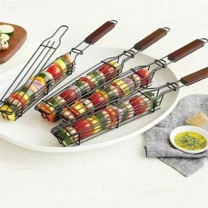 # Grilling Net, Charcoal Bucket, Cast Iron BBQ Grill Net, Chicken Grilling Tray, Charcoal Bucket, BBQ Rack, Temperature Dial, BBQ Rack, Grill Net