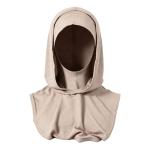 Balakrafa hat, one-piece base layer headscarf, elastic hat, wide brim, pure cotton scarf, hood all in one