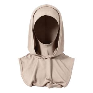 Balakrafa hat, one-piece base layer headscarf, elastic hat, wide brim, pure cotton scarf, hood all in one